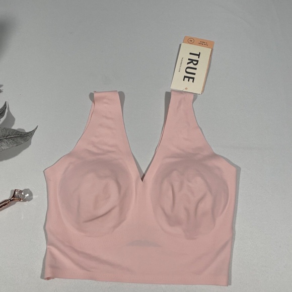 NWT True & Co. [ XS ] True Body V-Neck Bralette in Retro‎ Pink - Picture 3 of 10